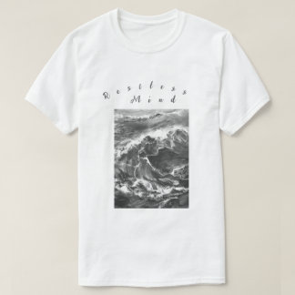 Rusteloze geest Ocean stijl T-Shirt