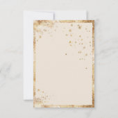 Rusten Foto Goud Plat Bedankkaart (Achterkant)