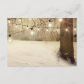 Rusten Kerstboom Lichtjes Bruiloft Instructies Informatiekaartje (Achterkant)