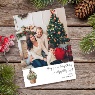 Rusten Kerstdroomboom V Notitie Foto