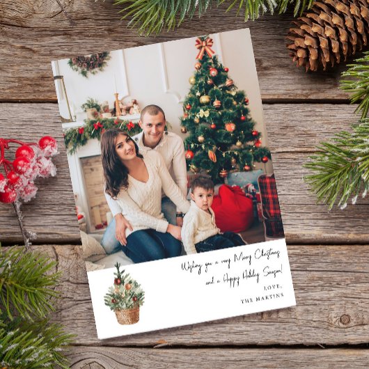 Rusten Kerstdroomboom V Notitie Foto