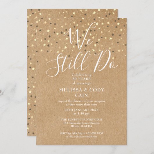 Rusten Vriendschap Vernieuwing Wij Doen Nog Steeds Kaart (Voorkant / Achterkant)