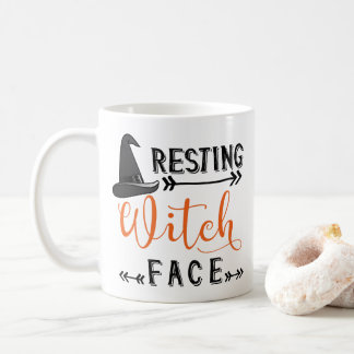 rustende heksengezicht koffiemok