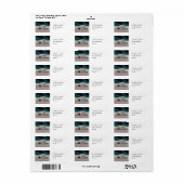 Rustende ijsbeer etiket (Full Sheet)