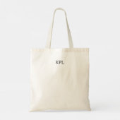 Rustende zwarte kat tote bag (Achterkant)