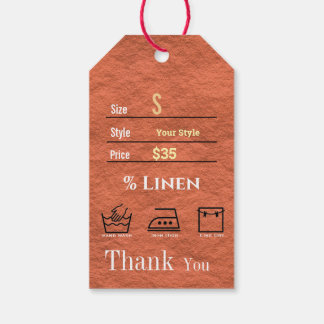 Rustenieke Prijs Cadeaulabel
