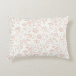 Rustgevende gedempte abrikoos trendy kleur rond ku accent kussen