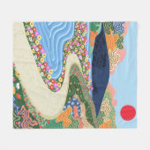 rustgevende horizon fleece deken (Voorkant (Horizontaal))