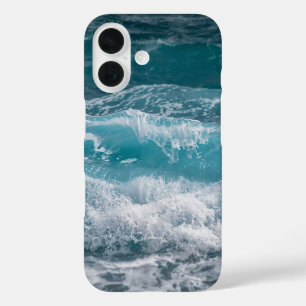 Rustgevende Zee Beweging Geïnspireerd Premium iPhone 16 Hoesje