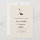 Rustic 3 Photo Collage Uitnodiging van het Afstude (Achterkant)