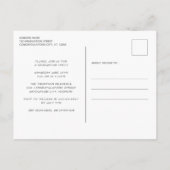 Rustic 3 Photo Tableau noir Invitation Po (Dos)