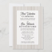 Rustic 4 sets ouders bruine streep kaart (Voorkant)