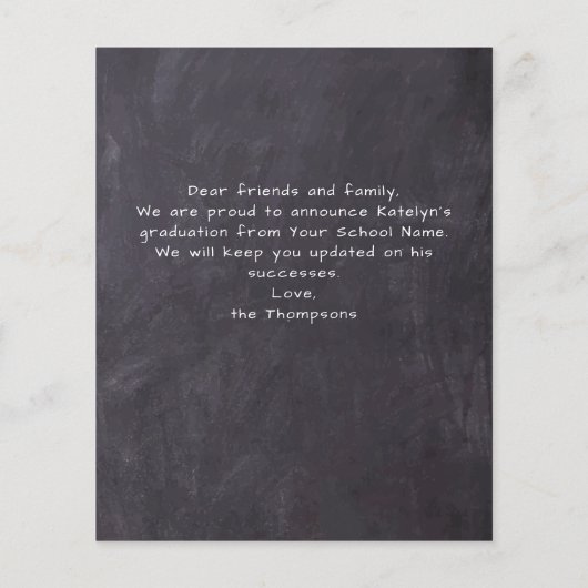 Rustic 6 Aankondiging Afstuderen fotobudget (Achterkant)