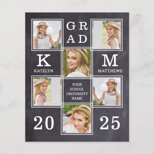 Rustic 6 Aankondiging Afstuderen fotobudget (Voorkant)