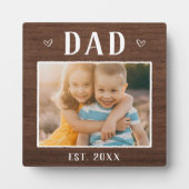 Rustic Aangepast pap Fotoplaat (Voorkant)