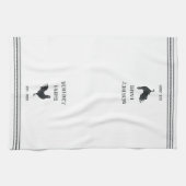 Rustic Aangepaste naam Boerderij Theedoek (Horizontaal)