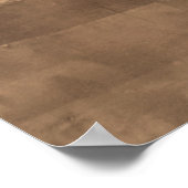 'Rustic' Abstracte kunst Poster (Hoek)