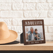 Rustic Abuelito Grandpa Fotoplaat