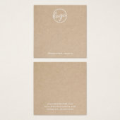 Rustic Ajouter Votre Logo Carte De Porte-oreilles (Devant & derrière)