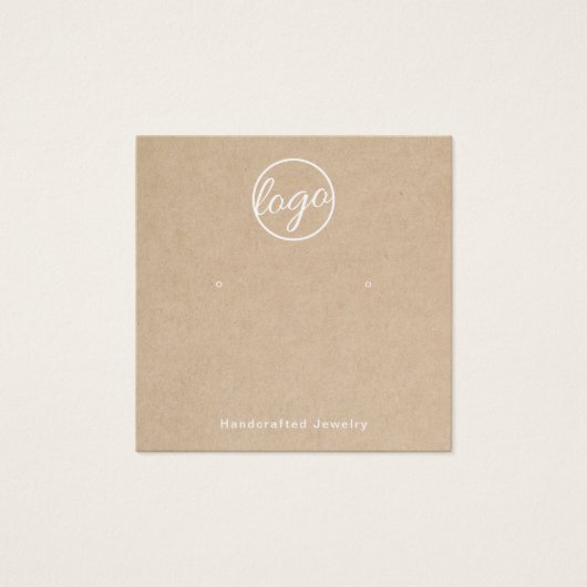 Rustic Ajouter Votre Logo Carte De Porte-oreilles (Devant)
