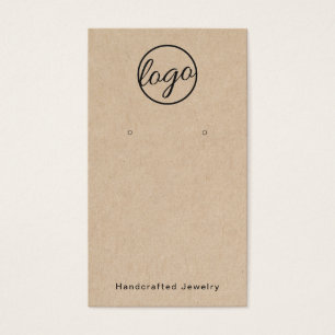Rustic Ajouter Votre Logo Carte De Porte-oreilles