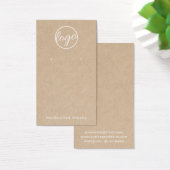Rustic Ajouter Votre Logo Carte De Porte-oreilles (Bureau)