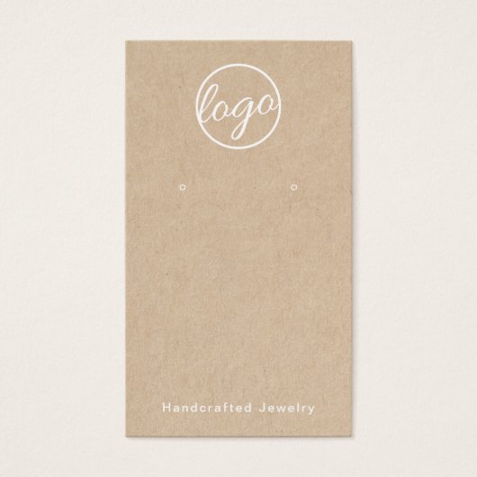 Rustic Ajouter Votre Logo Carte De Porte-oreilles (Devant)