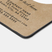 Rustic Ajouter votre logo Custom Text Photo Compan (Coin)