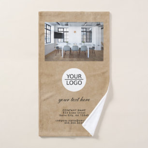 Rustic Ajouter votre logo Promotion de texte perso