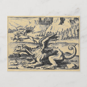 Rustic Alchemy Dragon Briefkaart