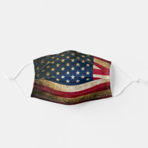 Rustic American Flag USA Patriotic Covid 19