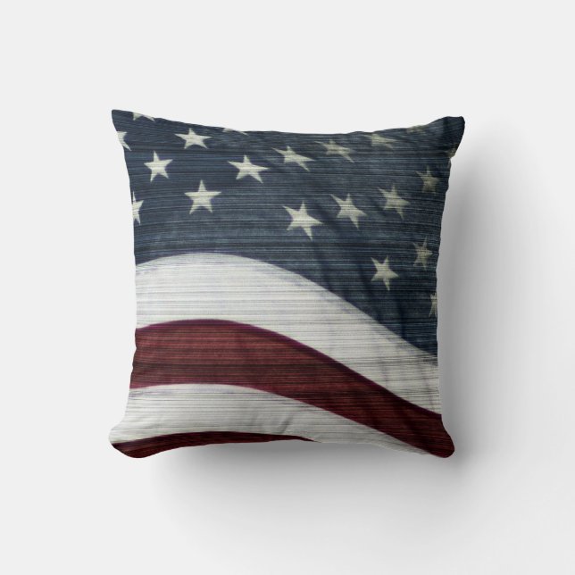 Rustic Americana Pillow Kussen (Voorkant)
