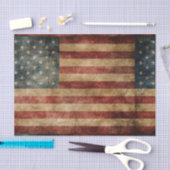 rustic americana , usa flag , grunge ,  , traditie tissuepapier (Craft)