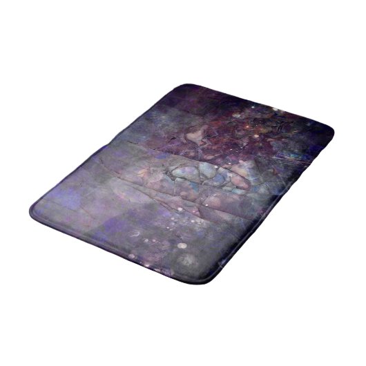 Rustic Amethyst Crystal Geode Badmat (Gekanteld)
