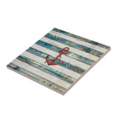 Rustic Anchor Tegeltje (Zijkant)