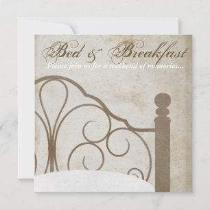 Rustic Antique Chambres d'hôtes Invitations