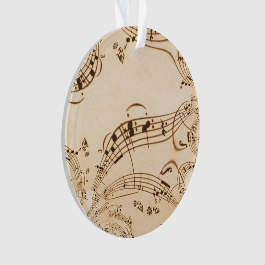 Rustic Antique Musical Notes (devant)
