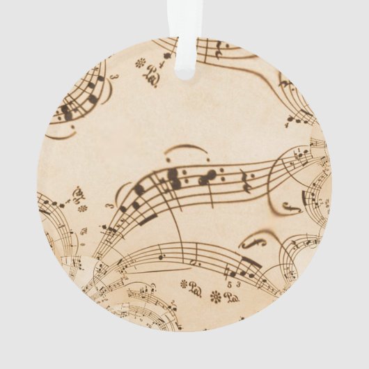 Rustic Antique Musical Notes (dos)