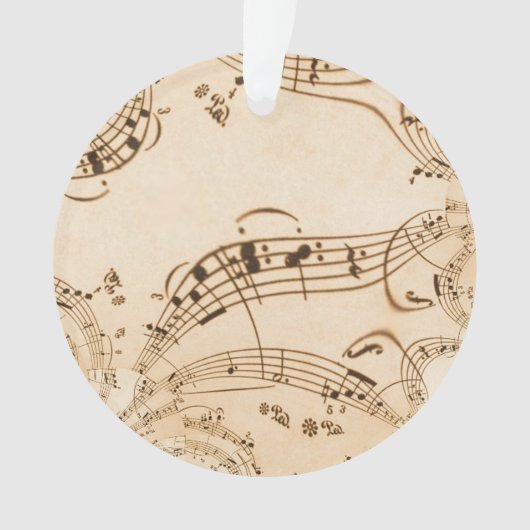 Rustic Antique Musical Notes (devant)