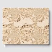 Rustic Antique Musical Notes Gastenboek (Voorkant)