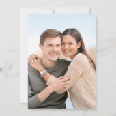 Rustic Antlers Mountain Foto bruiloft Save The Date (Achterkant)