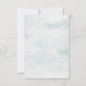 Rustic Antlers Mountain Wedding RSVP Kaartje (Achterkant)