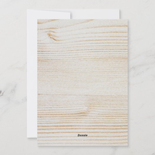 Rustic Antlers Photo String Light Merry Kerstmis Feestdagenkaart (Achterkant)