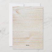 Rustic Antlers String Light Photo Merry Kerstmis Feestdagenkaart (Achterkant)