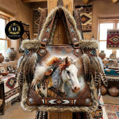 Rustic Appaloosa Western Portrait Tissuepapier