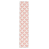 Rustic Apples Waterverf Pattern Medium Tafelloper (Voorkant)
