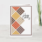 Rustic Arabesque Birthday Card Kaart (Voorkant)