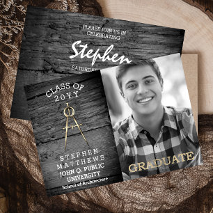 Rustic Architect Architecture Compass Afstuderen Kaart