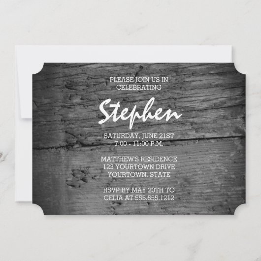 Rustic Architect Architecture Compass Afstuderen Kaart (Achterkant)