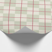 Rustic Argyle kerstinpakpapier Cadeaupapier (Hoek)